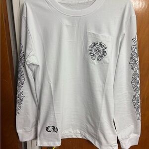 Chrome Hearts White Graphic Tee